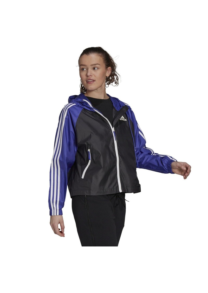 adidas Womens Basic 3-Stripes Wind Jacket