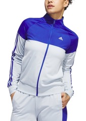 adidas Women's Colorblocked Tricot Jacket - Preloved Fig