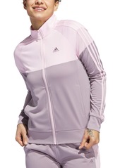 adidas Women's Colorblocked Tricot Jacket - Preloved Fig