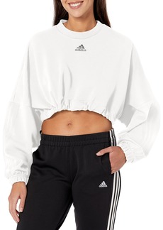 adidas Women's Dance Cropped Versatile Sweatshirt