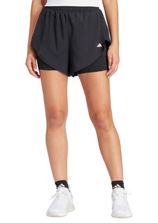 adidas Women's Designed for Training 2 in 1 Shorts - Black