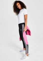 adidas Women's Essentials 3-Stripe Full Length Cotton Leggings, Xs-4X - Navy