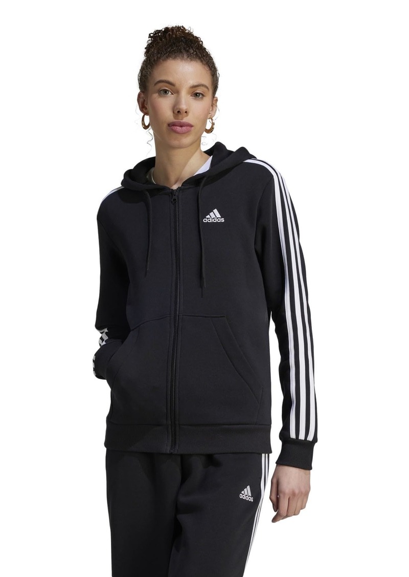 adidas Women's Essentials Full-Zip Hoodie  Large