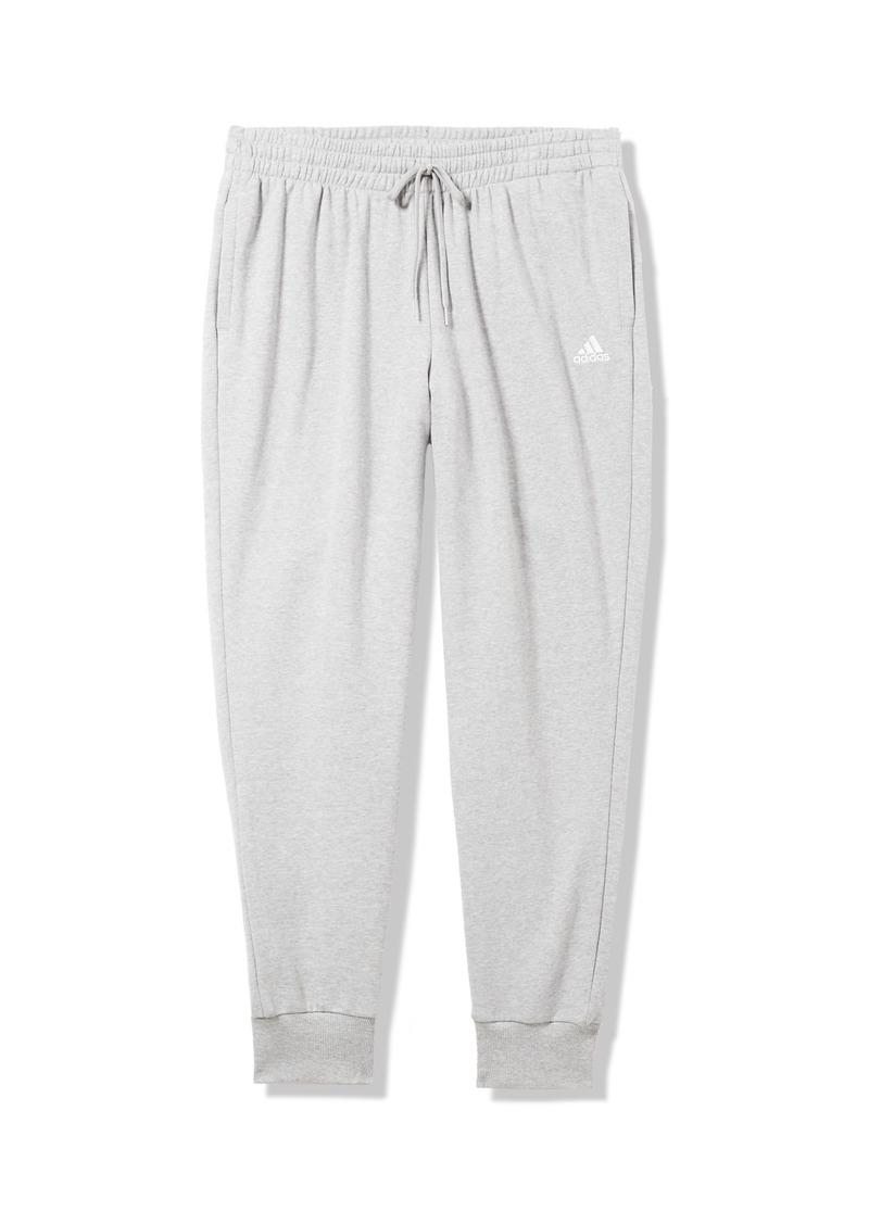 adidas Women's Essentials Linear French Terry Cuffed Pants (Plus Size)