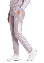 adidas Women's Essentials Warm-Up Slim Tapered 3-Stripes Track Pants, Xs-4X - Grey Six Mel