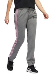 adidas Women's Essentials Warm-Up Slim Tapered 3-Stripes Track Pants, Xs-4X - Legend Ink/white