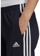 adidas Women's Essentials Warm-Up Slim Tapered 3-Stripes Track Pants, Xs-4X - Black