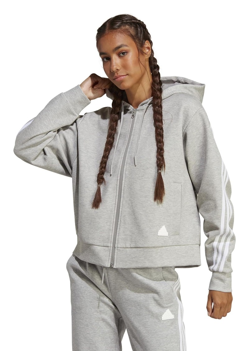 adidas Women's Future Icon Three Stripes Full-Zip Hoodie