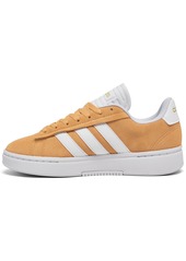 adidas Women's Grand Court Alpha Cloudfoam Lifestyle Comfort Casual Sneakers from Finish Line - Hazy Orange, White, Gold