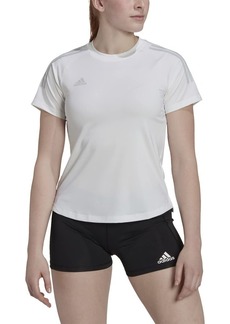 adidas Women's Hi Low Jersey Short Sleeve