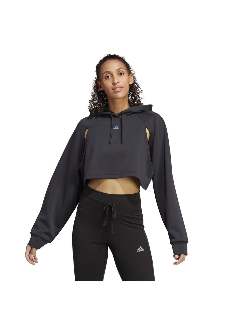 adidas Women's High Intensity AEROREADY Croppped Training Hoodie