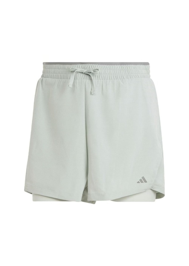 adidas Women's High Intensity Heat.RDY Two-in-One Shorts