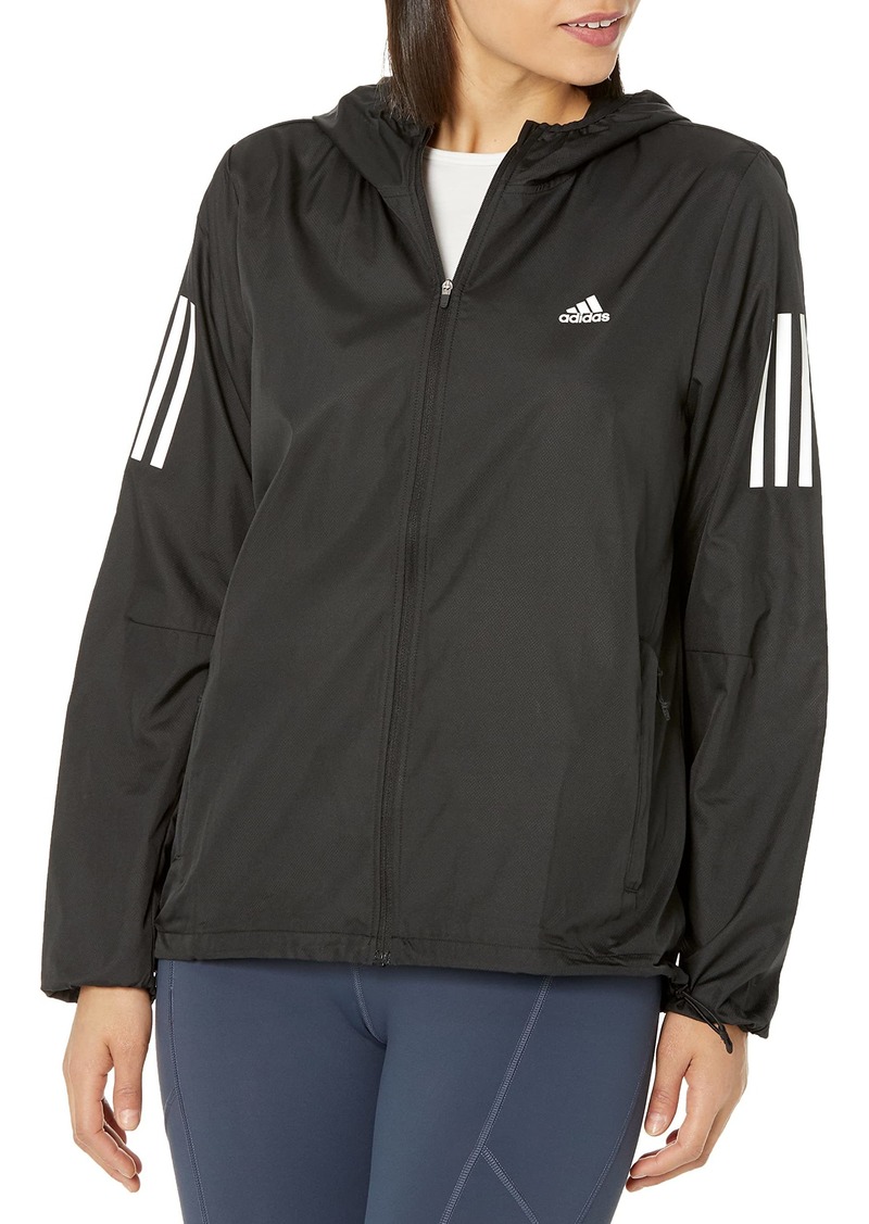 adidas Women's Hooded Running Windbreaker