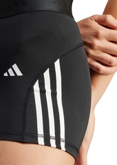 adidas Women's Hyperglam High-Rise Training Shorts - Black/white