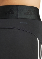 adidas Women's Hyperglam High-Rise Training Shorts - Black/white