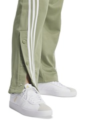 adidas Women's Iconic 3-Stripes Snap Track Pants - Green