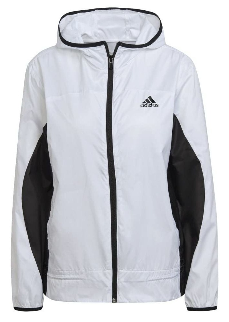 adidas Women's Logo Running Windbreaker