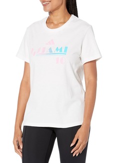 adidas Women's Messi M IAMI Short Sleeve T-Shirt
