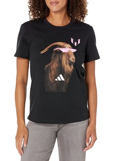 adidas Women's Messi Sunny Goat Short Sleeve T-Shirt