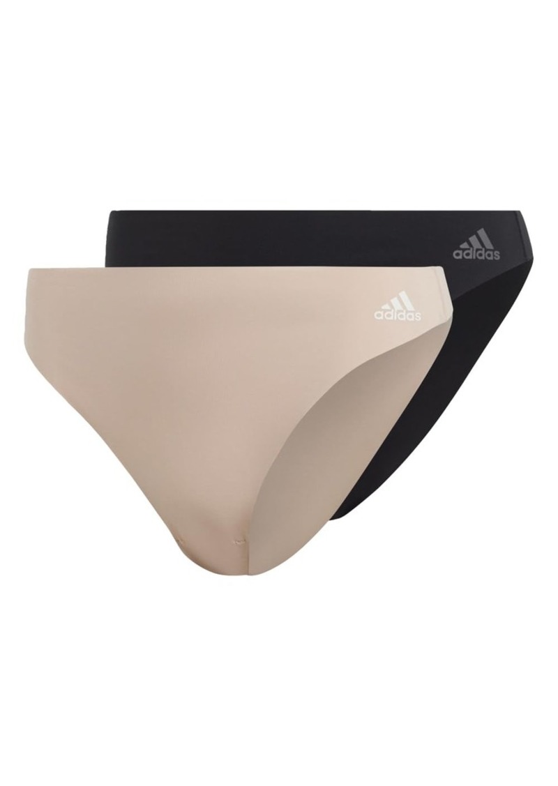 adidas womens Active Micro Flex Panty Underwear Thong Panties   US
