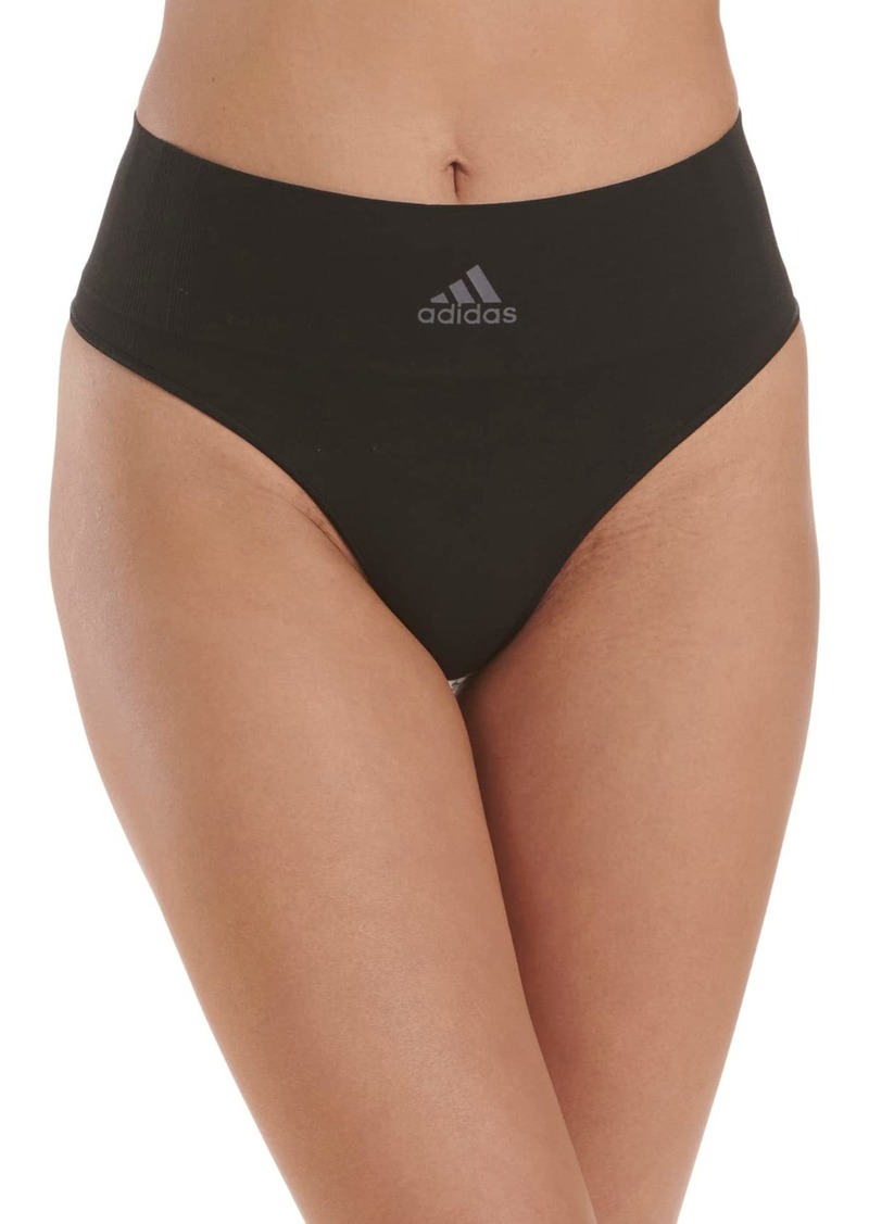 AdidasWomensMicro-stretch Seamless Thong Panties Singles