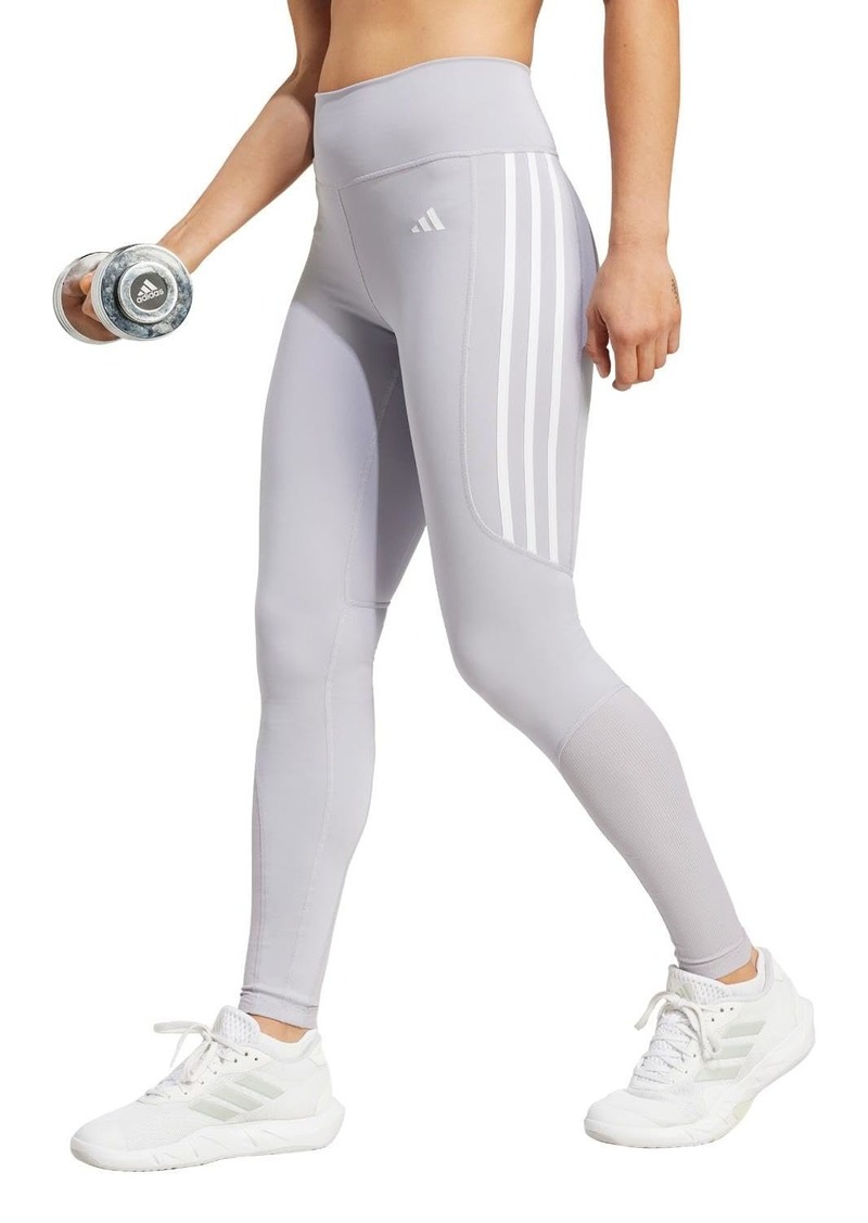 adidas Women's Optime Essentials Stash Pocket Full-Length Leggings