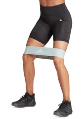 adidas Women's Optime Stash High-Rise Bike Shorts - Preloved Fig