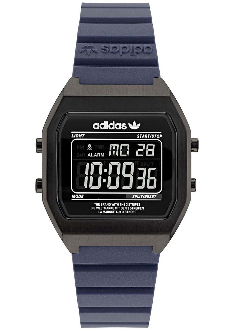 Adidas Women's Originals Street Digital Two Black Dial Watch