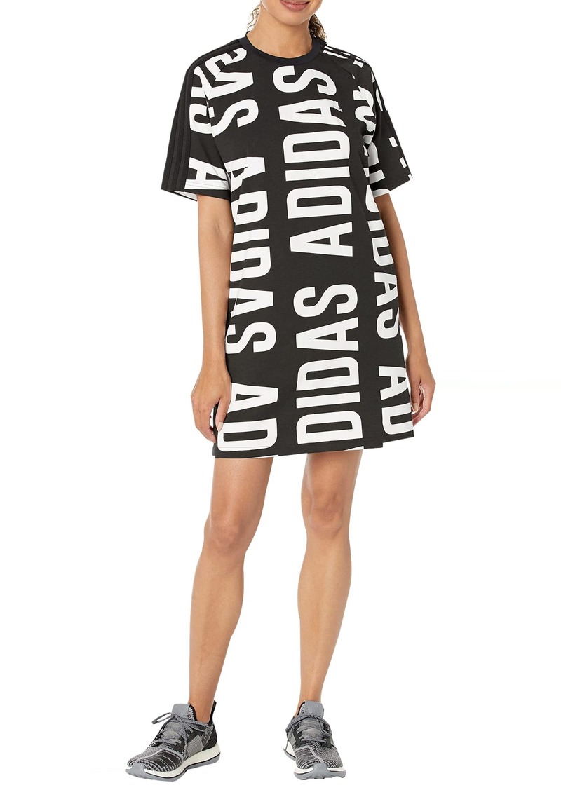 adidas Women's Oversized All Over Print Dress