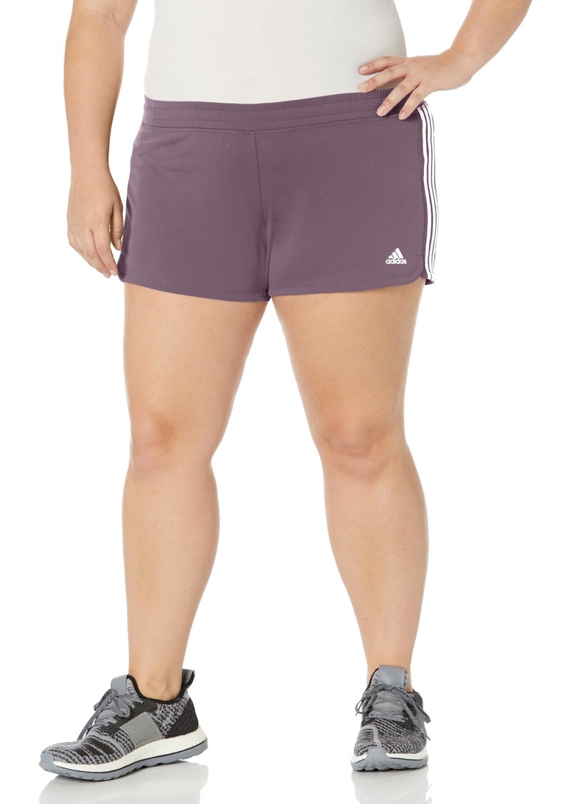 adidas Women's Pacer 3-Stripes Knit Short