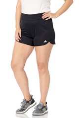 adidas Women's Pacer Essentials Knit High-Rise Shorts