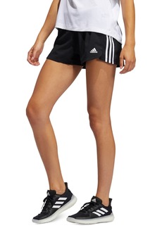 adidas Women's Pacer Woven Training Shorts - Black/White
