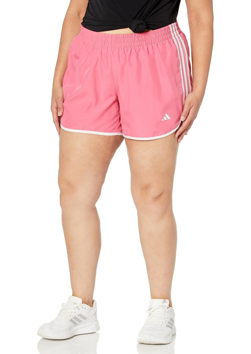 adidas Women's Plus Size Marathon 20 Shorts