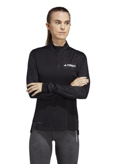 adidas Women's Terrex Multi Half Zip Long-Sleeve T-Shirt