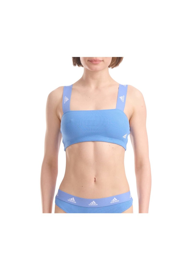 Adidas Women's Rib 2X2 Bandeau Ladies Bra