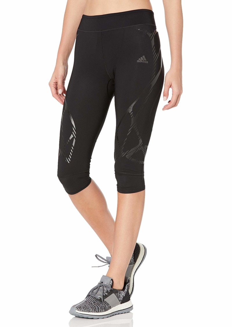 adidas Women's Running Adizero 3/4 Tight Bottom /Mystery Blue