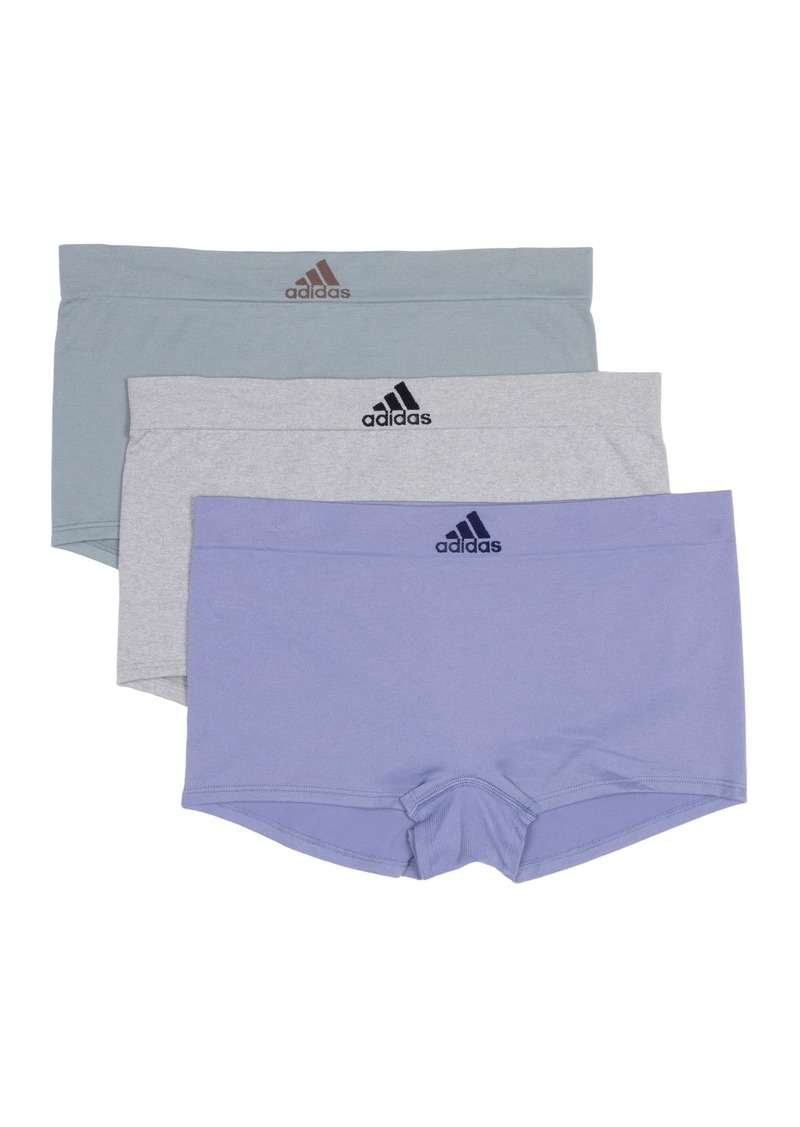 adidas Women's Seamless Boy Shorts Underwear 3-pack