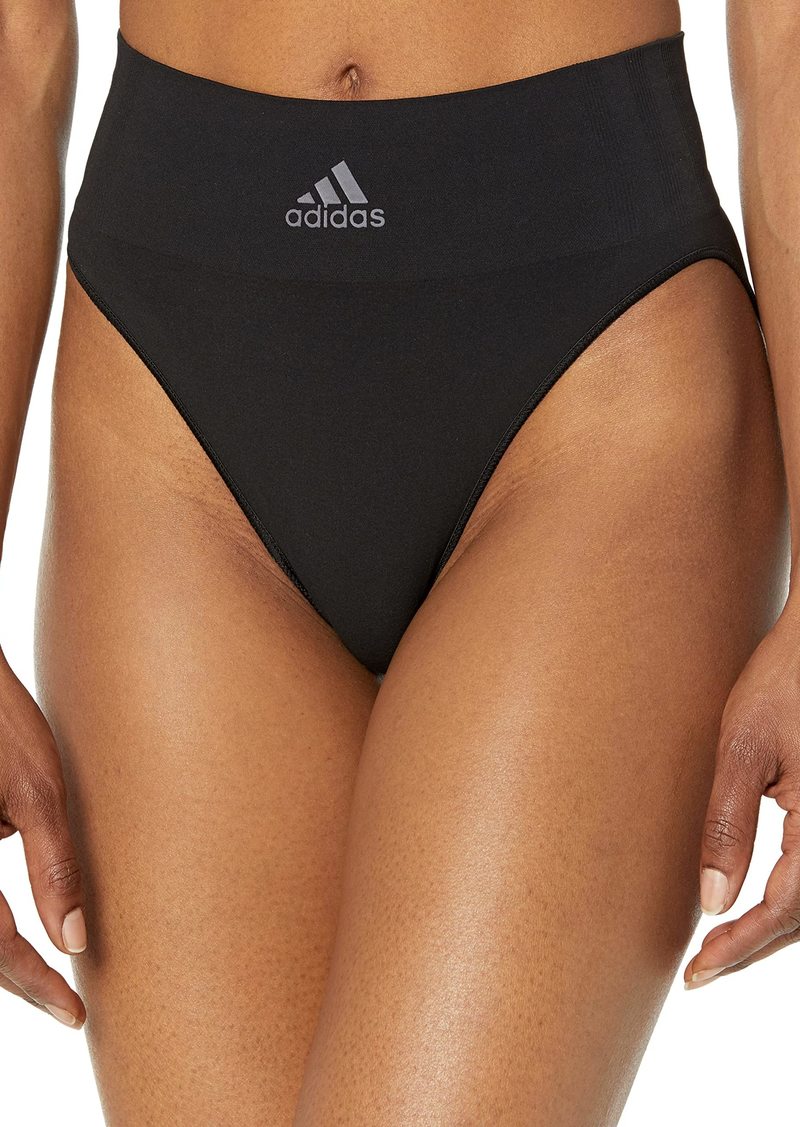 Adidas Women's Seamless Hi-Leg Brief Panty Underwear  XL