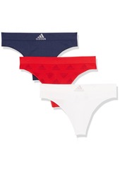 adidas Women's Seamless Thong Underwear 3-pack