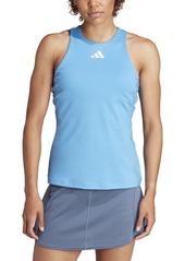 adidas Women's Sleeveless Y-Tank Tennis Top - White