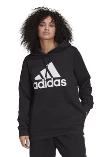 adidas Women's Standard Loungewear Essentials Logo Fleece Hoodie