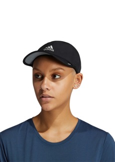 adidas Women's Superlite 2.0 Lightweight Adjustable Logo Cap - Black/silver Reflective