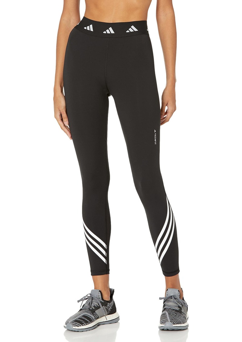 adidas Women's Techfit 3-Stripes 7/8 Tights