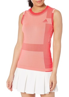 adidas womens Tennis Premium Tank Primeknit Shirt   US