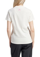 adidas Women's The Soft Side Linear Logo T-Shirt - Crystal Jade