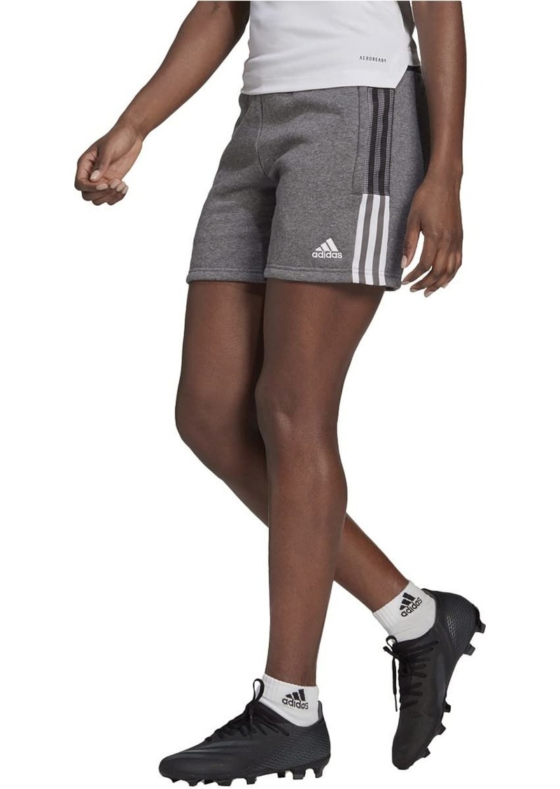 adidas womens Tiro 21 Sweat Shorts Grey Melange