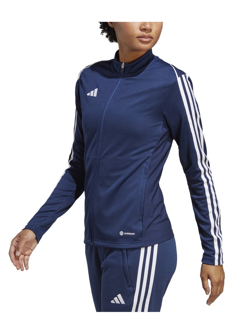 adidas Women's Tiro 23 Zip-Up Track Jacket - Team Navy Blue 2