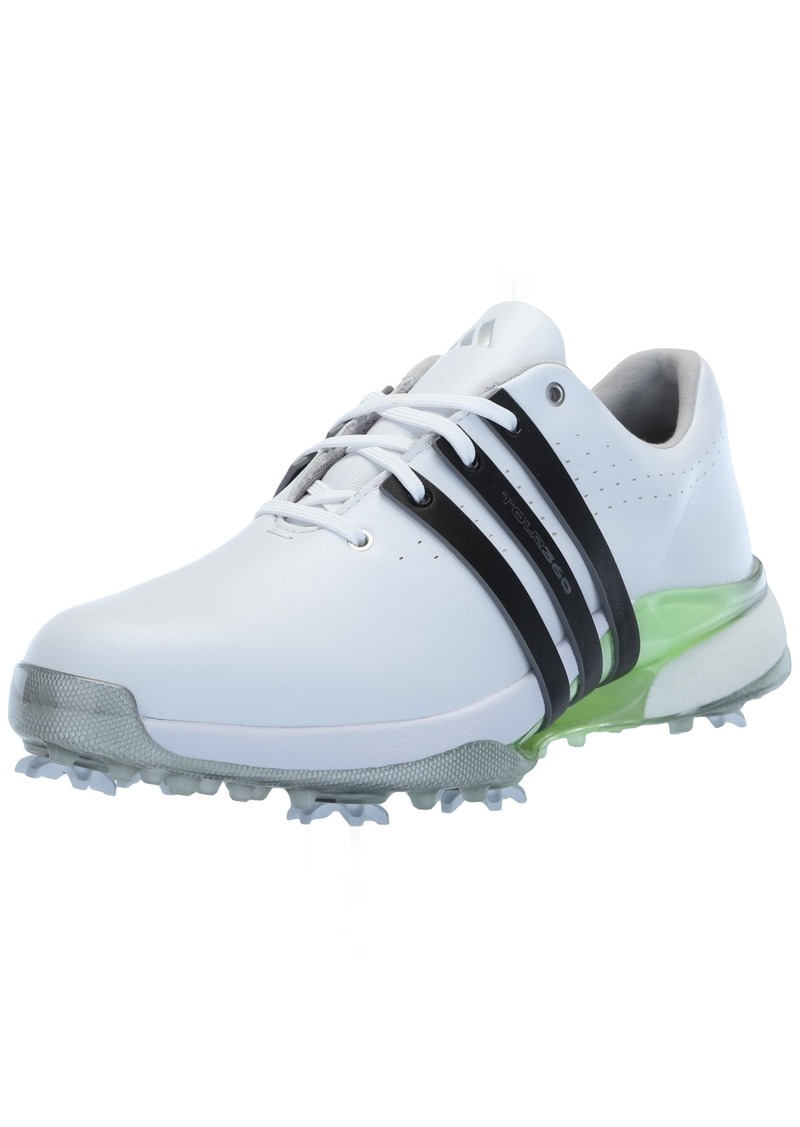 adidas Women's Tour360 24 Boost Golf Shoes Footwear White/Green Spark/Core Black