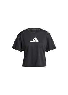 adidas Women's Train Essentials Big Performance Logo T-Shirt