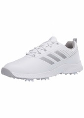 adidas womens W Response Bounce 2 Golf Shoe Ftwr White/Silver Metallic/Grey Two  US